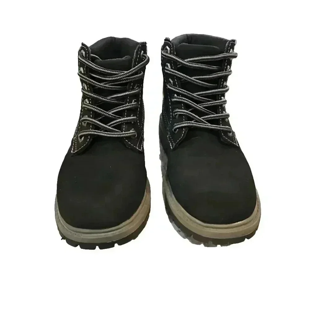 Eddie Bauer Kids Hiking Boots Size 13M Black Lace Up Trail Gorpcore Outdooor